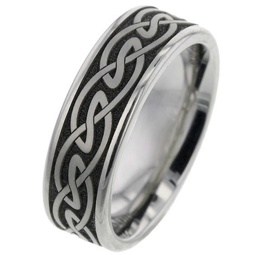 Celtic Titanium Wedding Ring