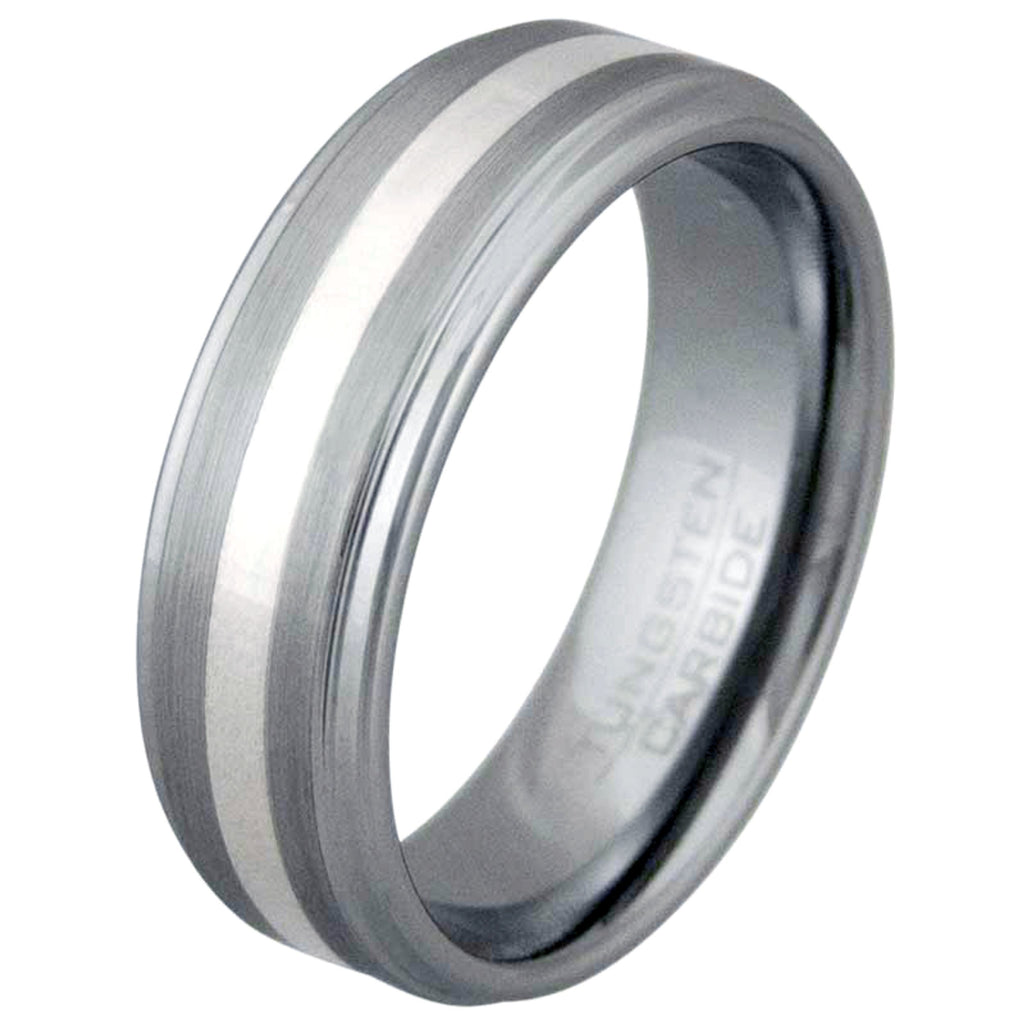 Honour Tungsten Silver Ring