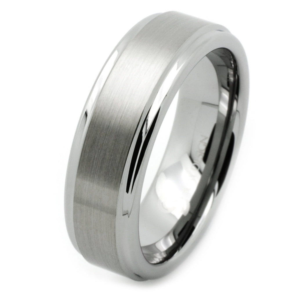 8mm Tungsten Carbide Wedding Ring