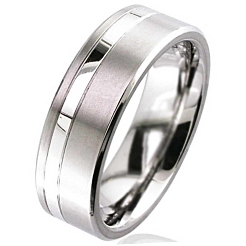 Platinum & Titanium Wedding Ring 