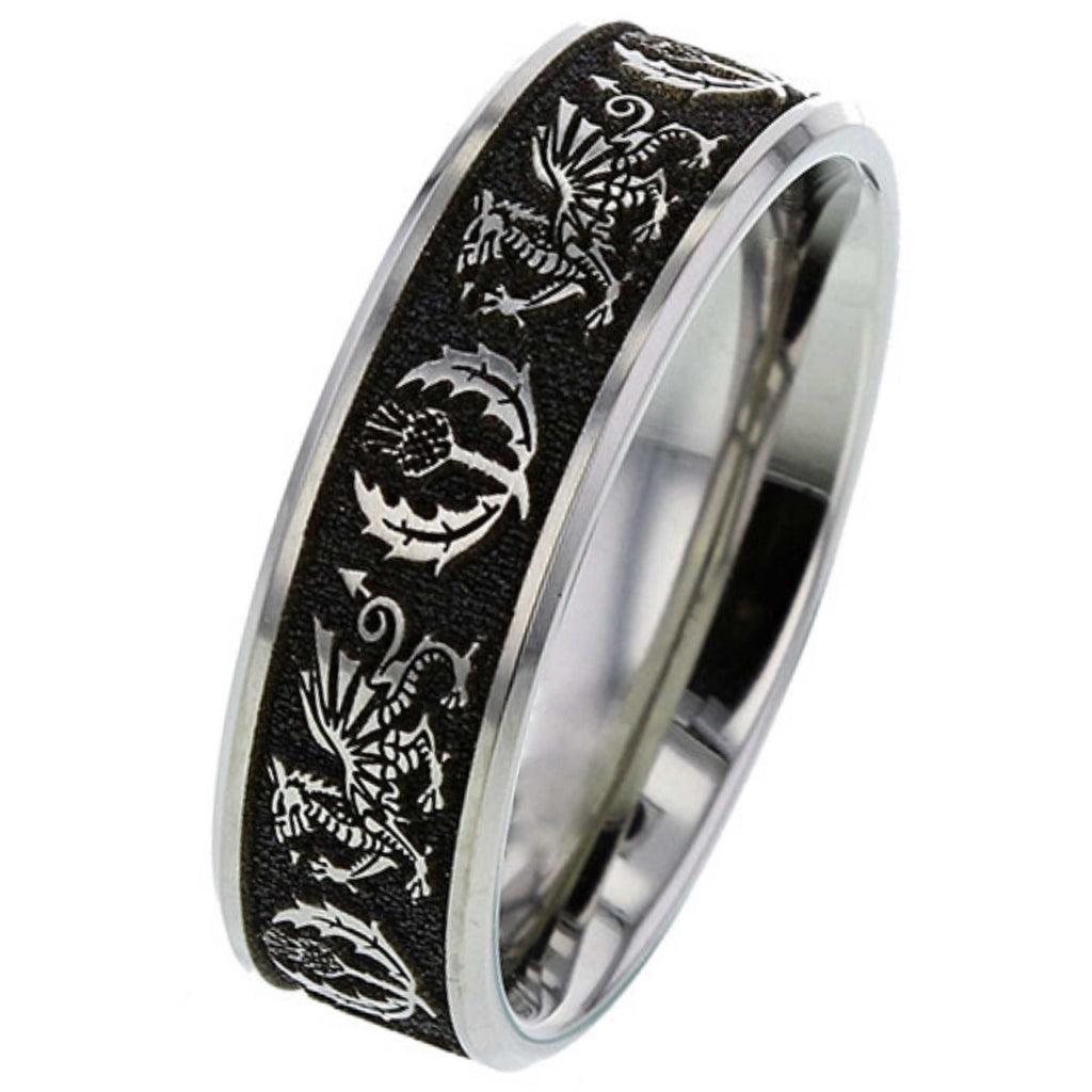 Dragon Titanium Ring