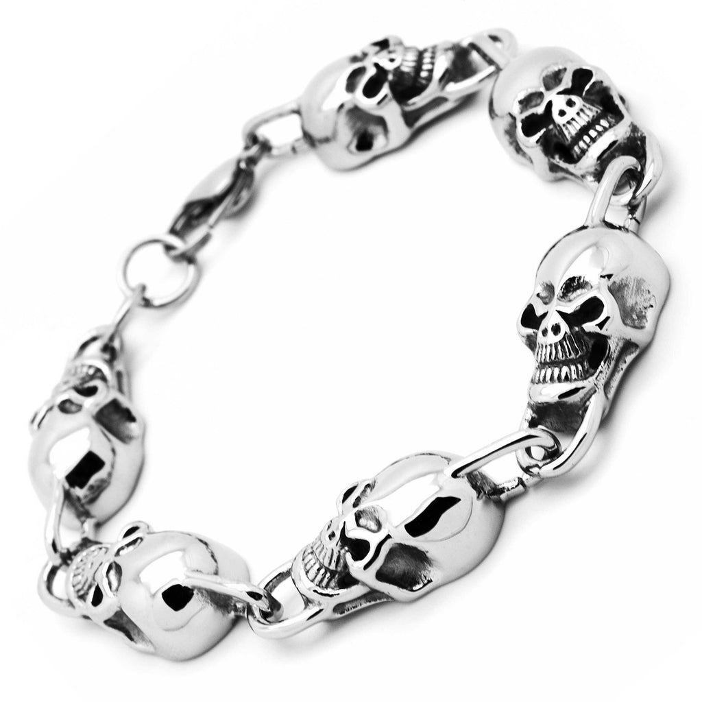 Stainless Steel Skull Bracelet VS2