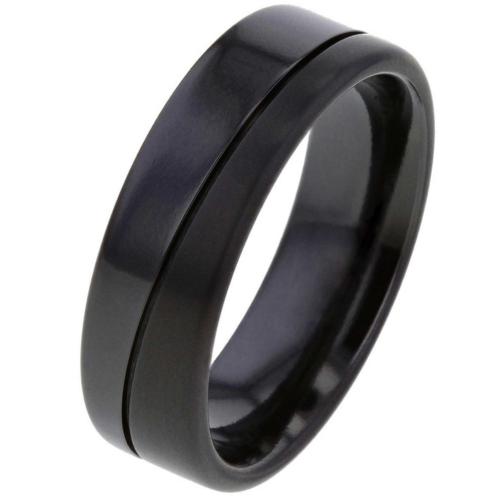 Black Zirconium Ring