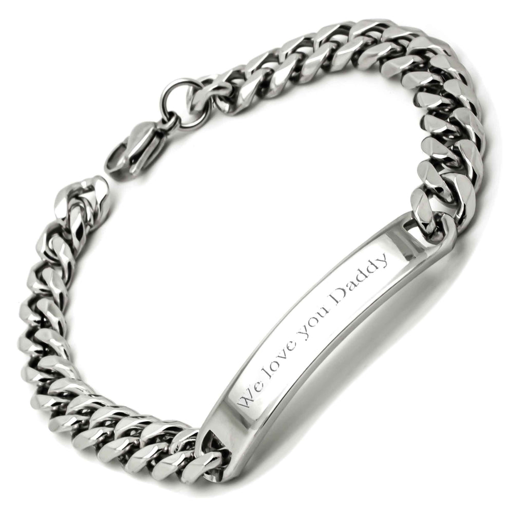 Stainless Steel 6mm Identity Bracelet