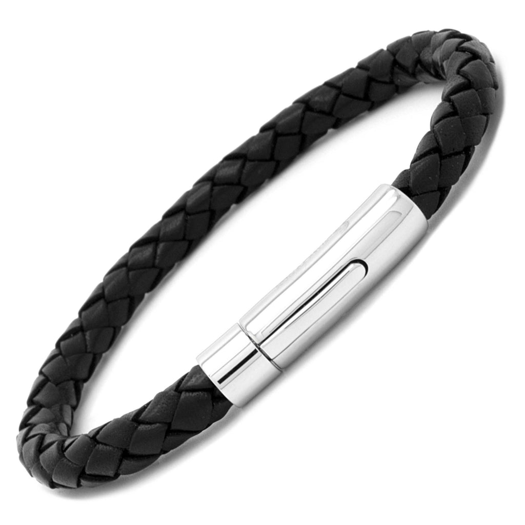 Arizona Black Leather Bracelet