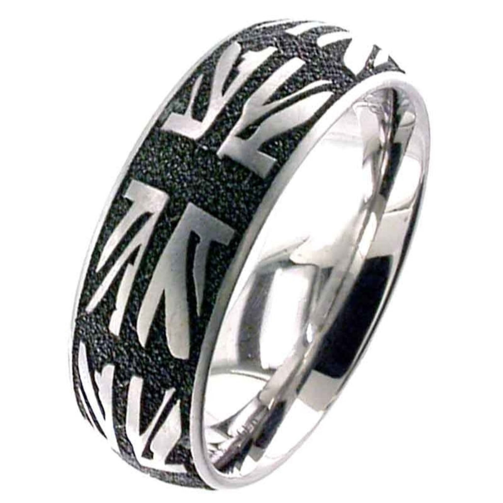 Union Jack Titanium Ring