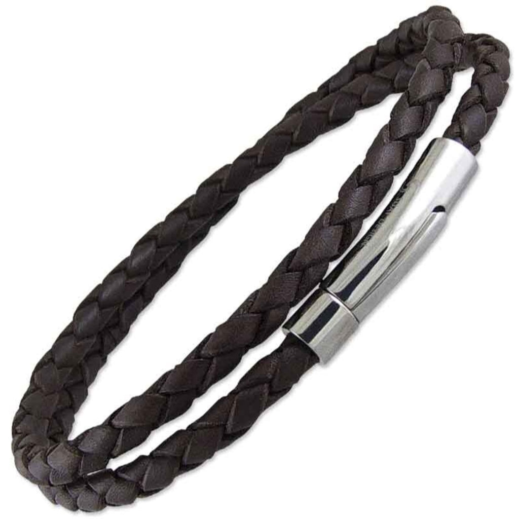 Dallas Brown Leather Bracelet