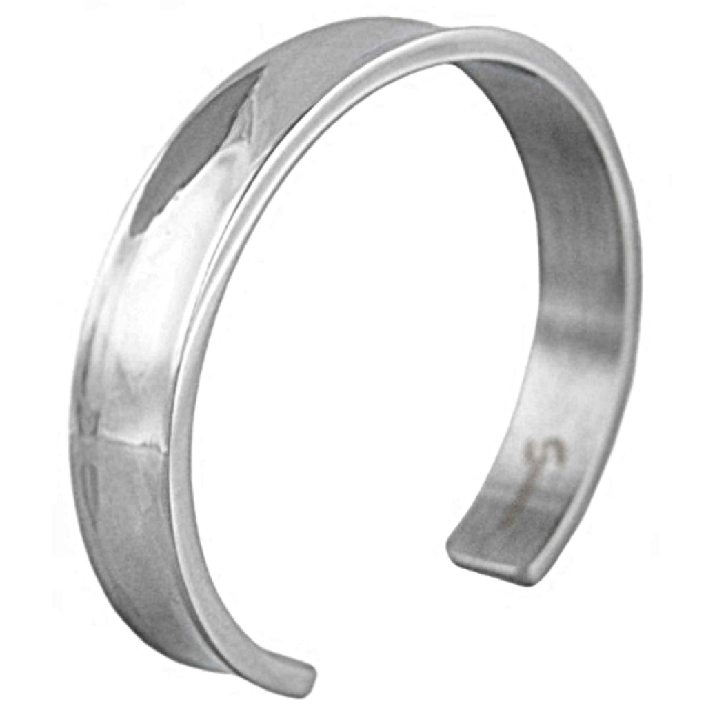 Cavern Polished Stainless Steel Bangle
