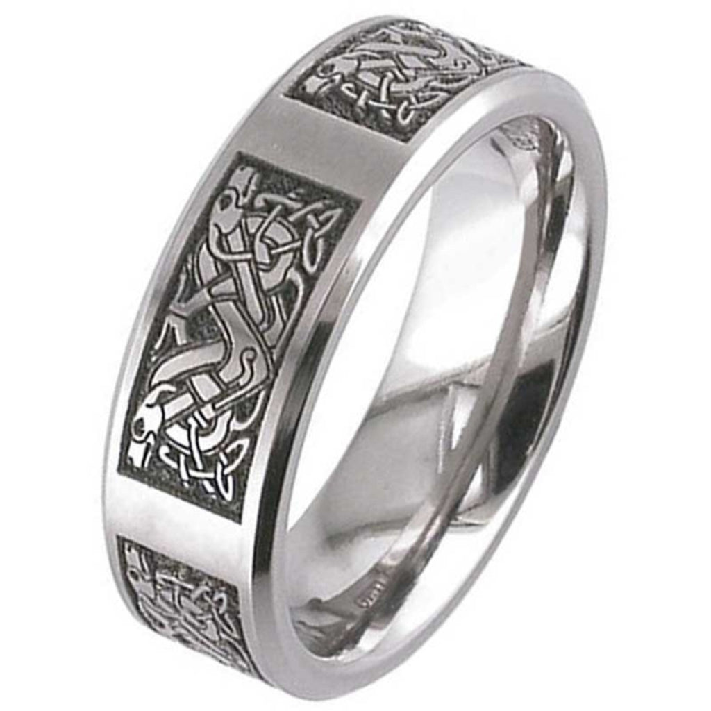 Titanium Celtic Knot Ring 2226CH-CD4