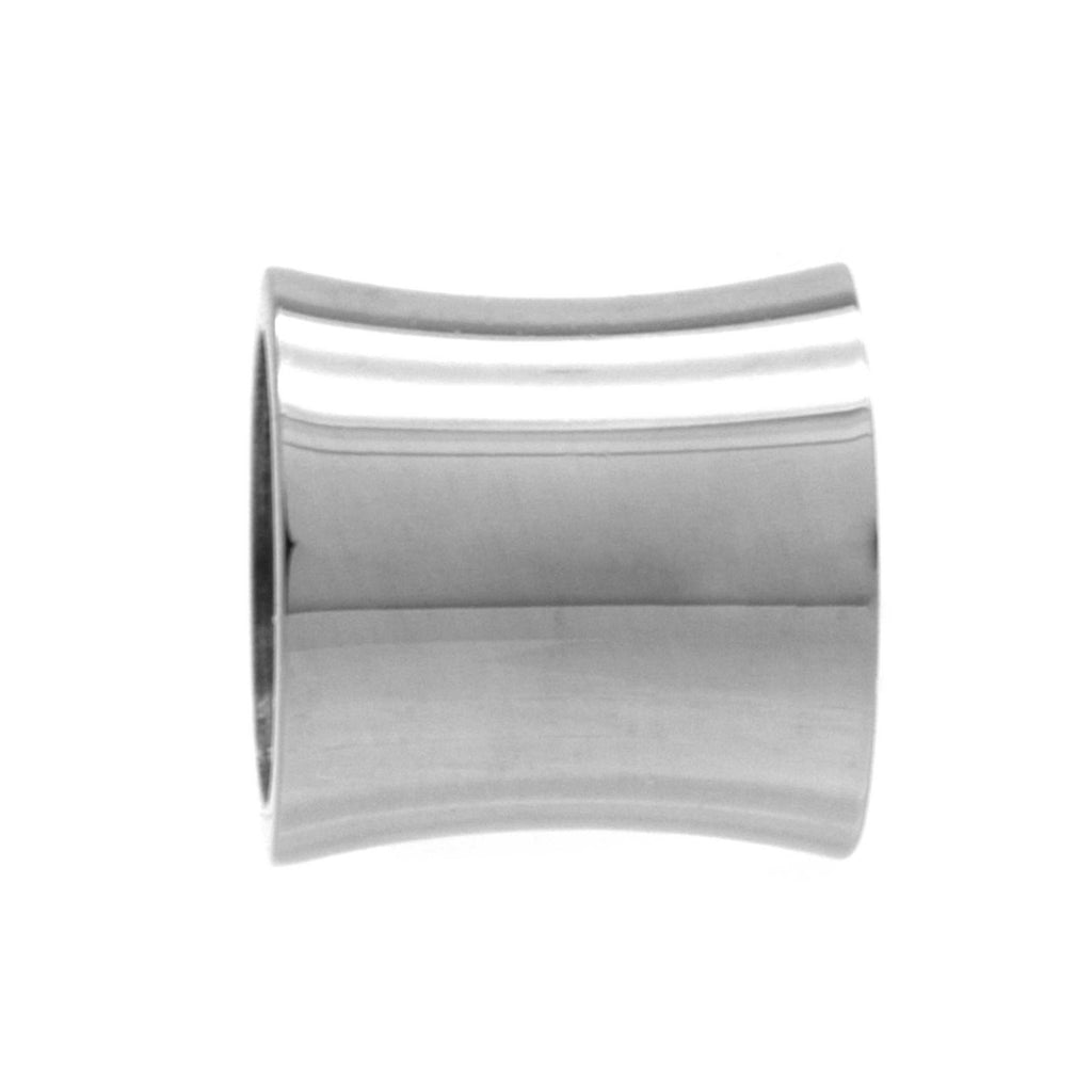 High Polished Concave Titanium Bead