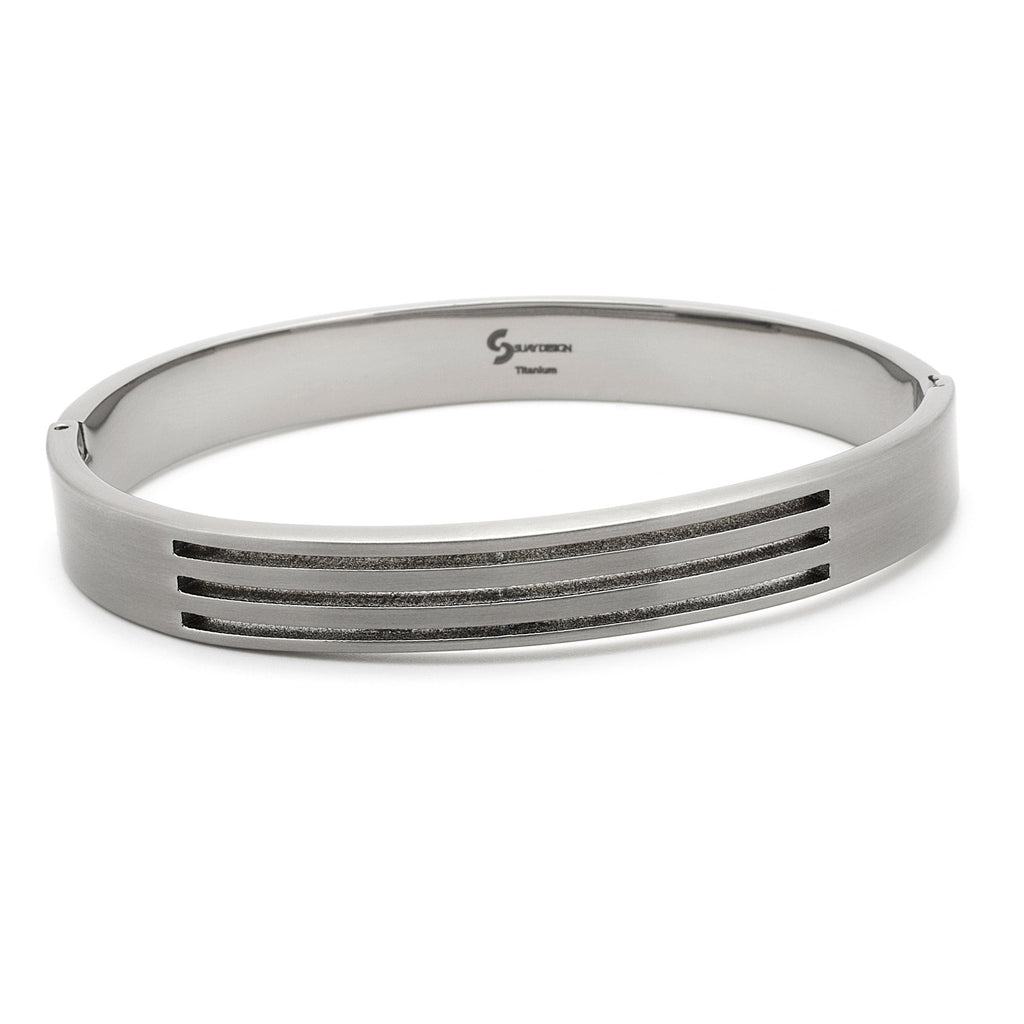 Resolute Satin Titanium Bangle