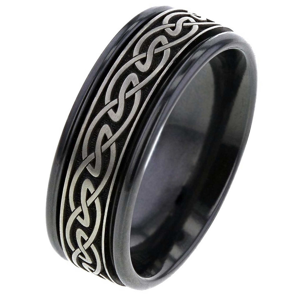 Celtic Design Zirconium Ring