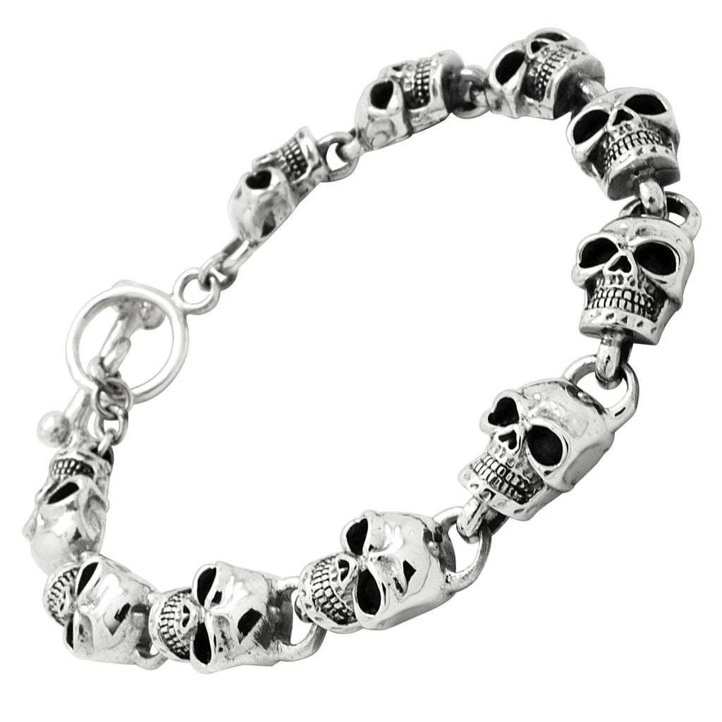 Silver Skull Bracelet