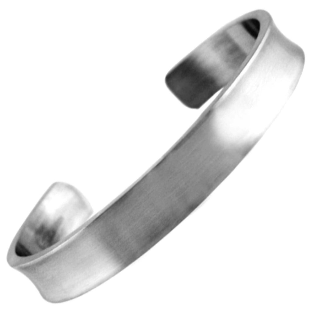 Cavern Satin Stainless Steel Bangle