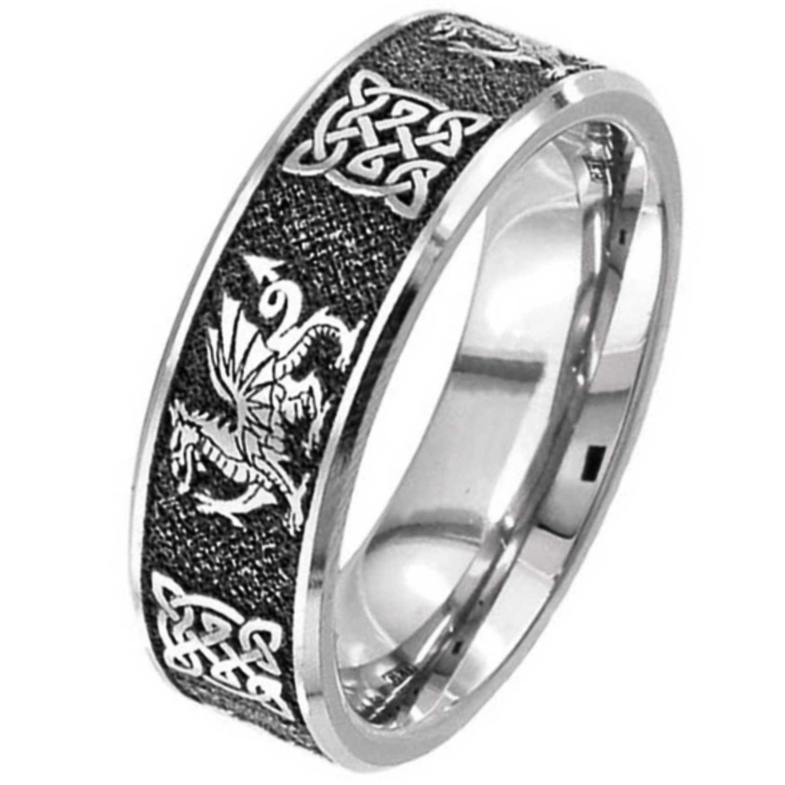 STERLING SILVER DRAGON RING™ - SARDA™ INC