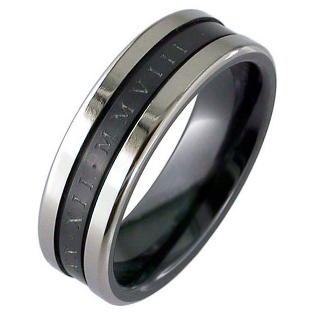Custom Date Zirconium Ring