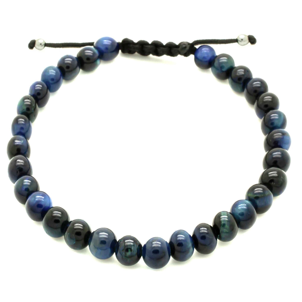 Lapis Blue Tigers Eye Bracelet