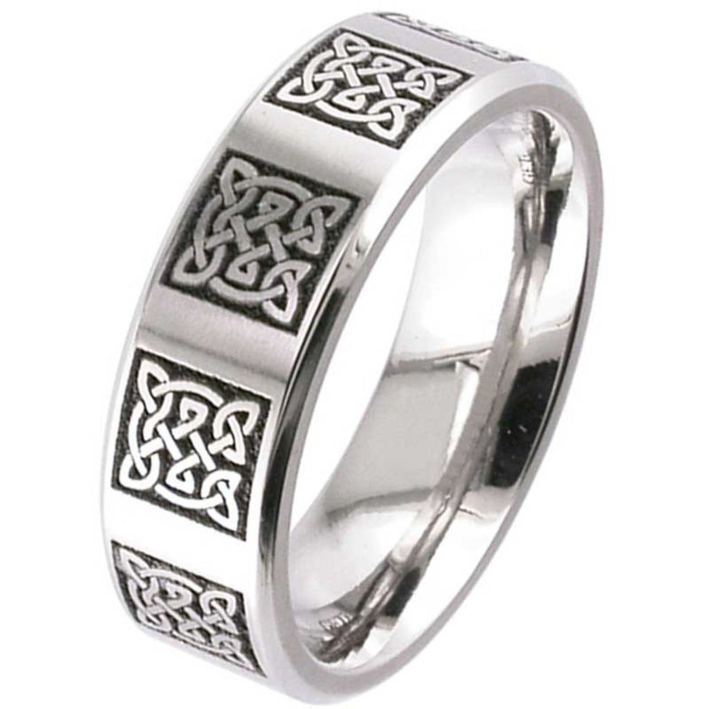 Titanium Celtic Wedding Ring 